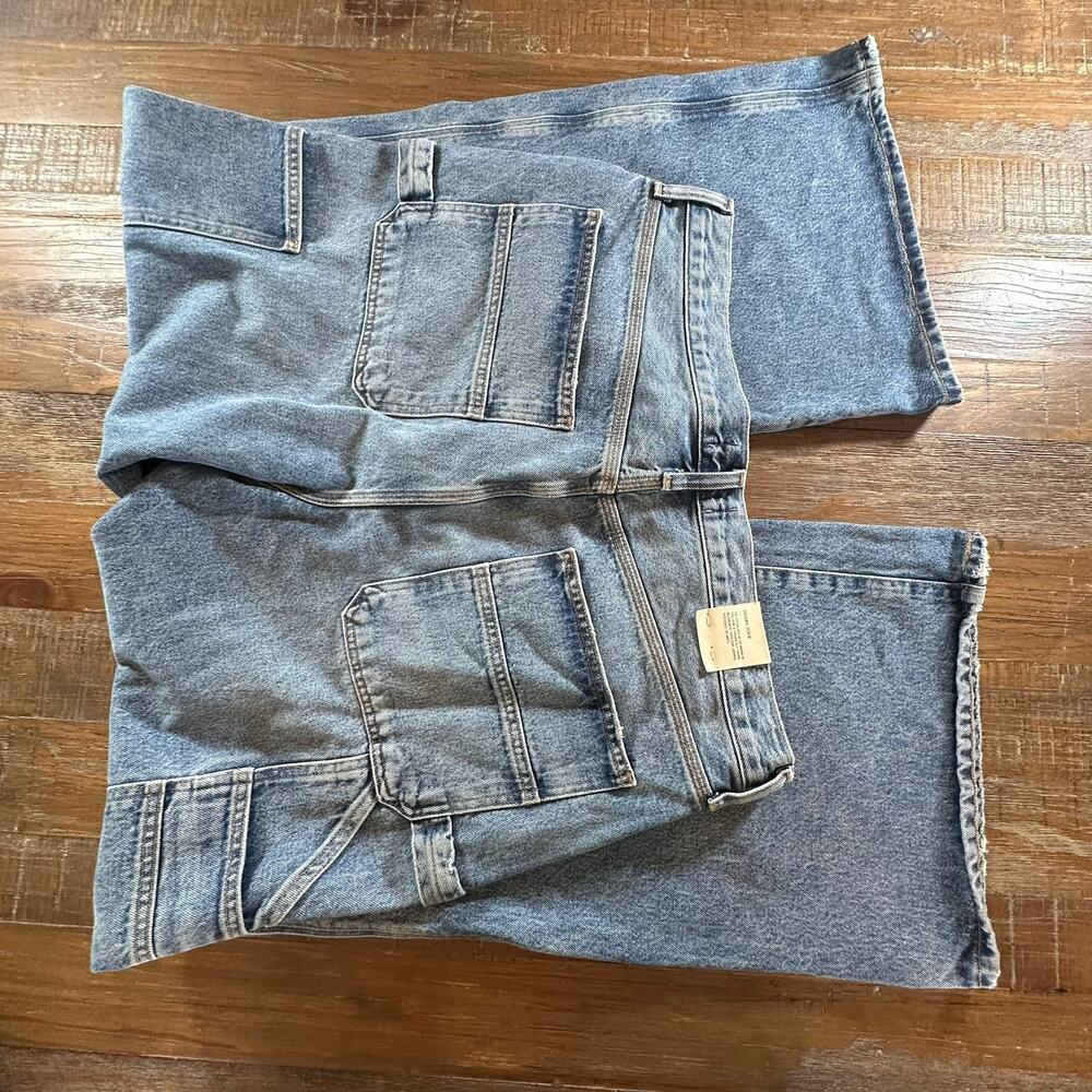 AGOLDE‎ JEANS WOMEN'S 32 LIGHT WASH CARPENTER STRAIGHT LEG NWT - Picture 7 of 9